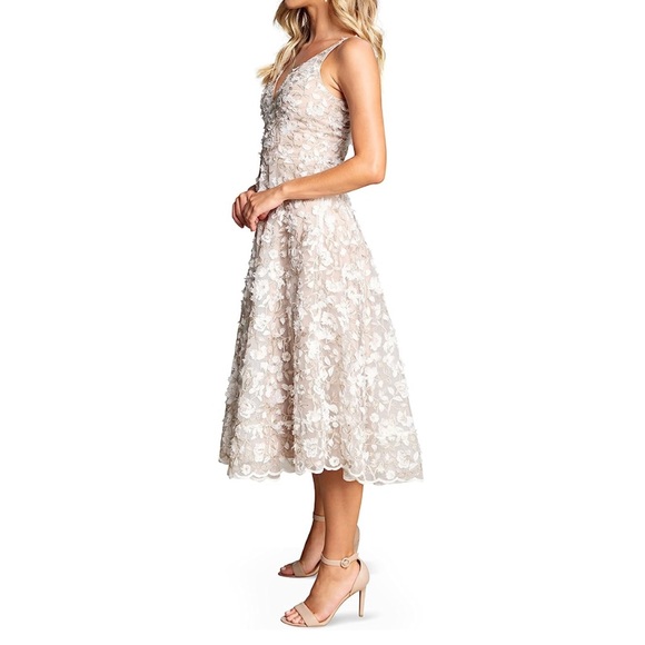 Sleeveless Fit and Flare Midi Dress - Picture 3 of 3